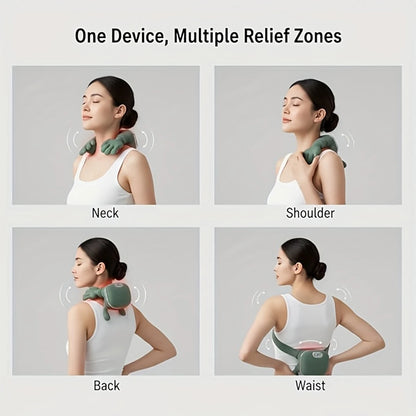 4D Bionic Wireless Neck & Shoulder Massager – Cervical Trapezius Kneading Shawl with Brushless Motor