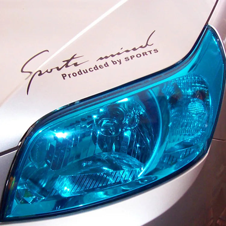 PVC Car Headlight Lamp Film - Self-Adhesive Fog Lamp Sticker for Tailing Moulding - Car Accessories