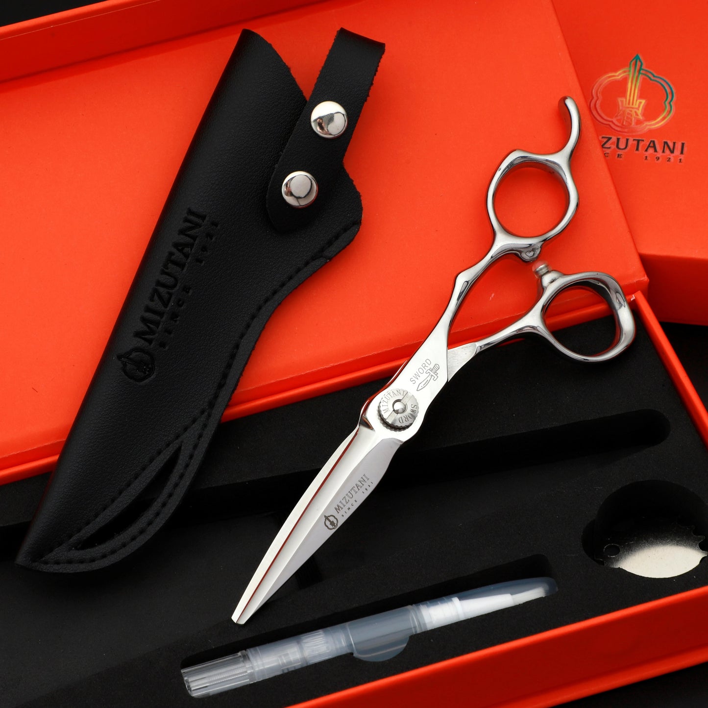 MIZUTANI Professional Hairdressing Scissors – 6.0 Inch VG10 Barber Scissors for Hair Cutting