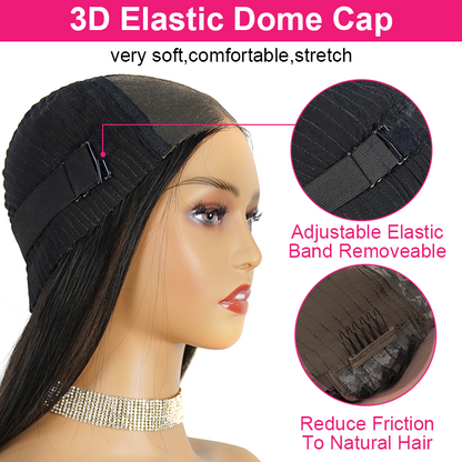 Wear and Go Water Wave Bob Lace Wig – Curly 6x4 Glueless Human Hair, 4x4 Ready-to-Go Pre-Cut Lace Wig for Women