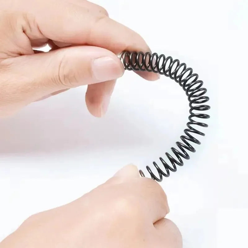 0.5mm/0.6mm/0.7mm Micro Compression Springs – Spring Steel Wire, 4–11mm OD & 5–50mm Length, Customizable