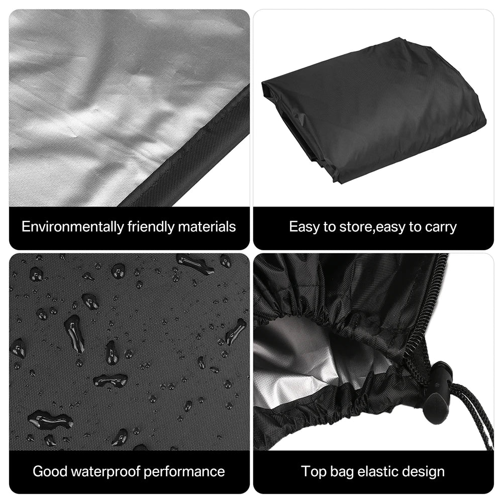 Waterproof Patio Hanging Egg Chair Cover 210D Heavy Duty – Windproof Dustproof Swing Seat Slipcover for Single & Double Garden Chairs
