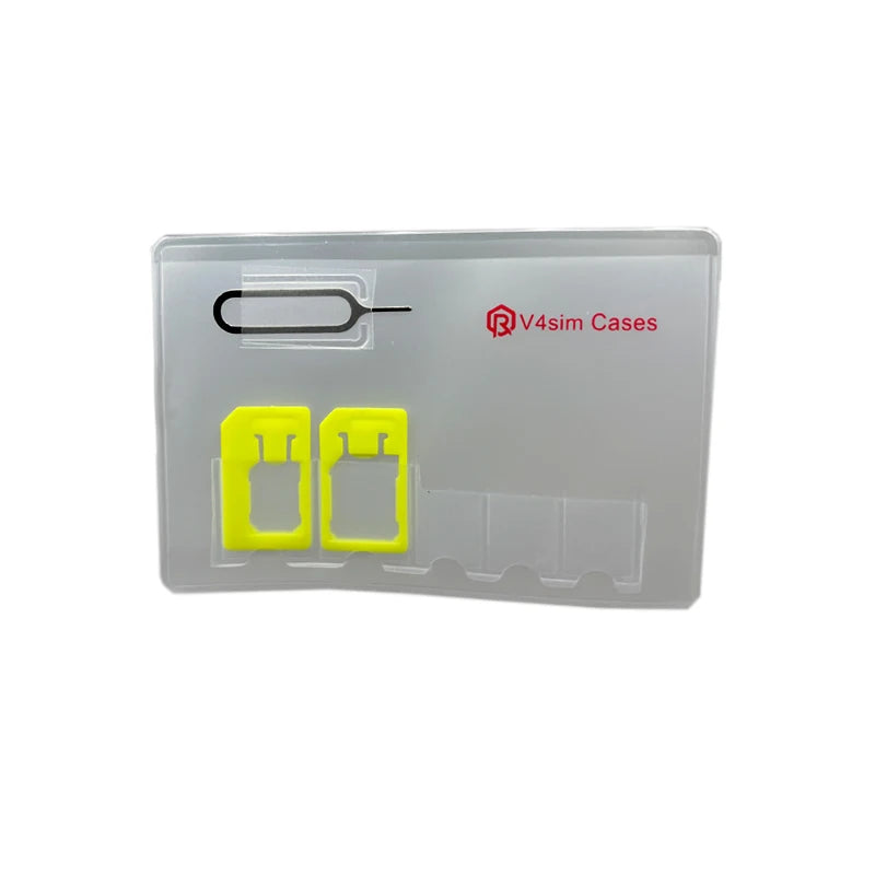 Portable SIM & Memory Card Storage Box — Micro, Nano SIM Card Protector Holder