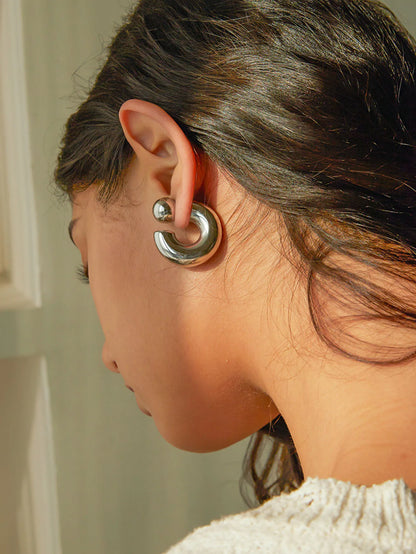 Fashion C-Shaped Earrings for Women – Unique High-End Trendy Jewelry