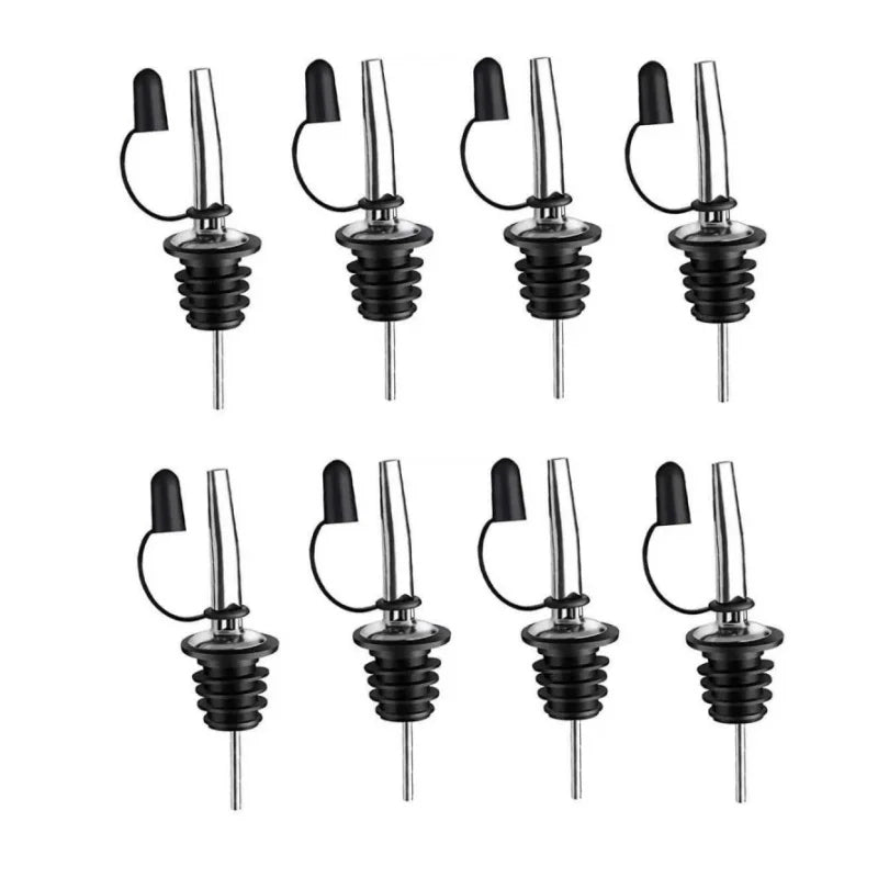Wine Bottle Stopper & Pourer - Leak-Proof Liquor Dispenser, Sauce Nozzle & Bottle Cap Tool