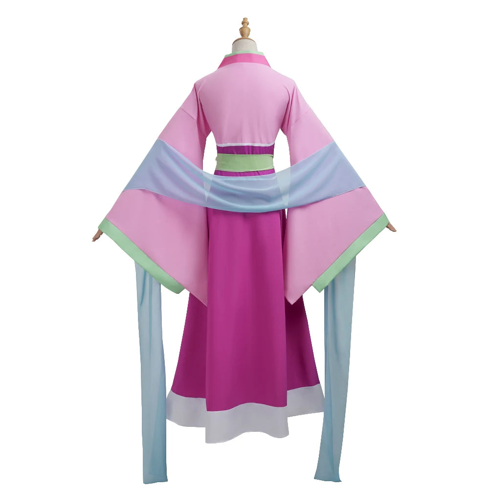 Maomao Cosplay Costume - Pink Anime Dress & Wig Inspired by The Apothecary Diaries