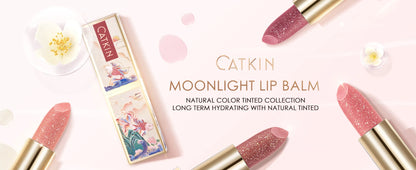 CATKIN Sparkling Lip Balm – Moonlight Color-Changing Lipstick, New Series Hydrating Lip Care
