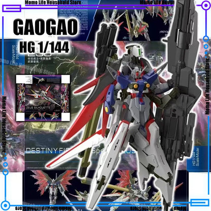 GAOGAO HG 1/144 ZGMF-X42S Heine Destiny & A-GXQ754 V2 Zeus Model Kits — Plastic Robot Action Figures for Assembly, Gift Toy