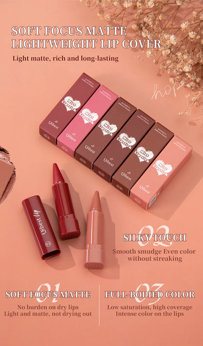Twist-Up Lip Liner & Lipstick Pen – Multipurpose Velvet Matte Waterproof Lip Contour & Powder Blusher Rouge Makeup