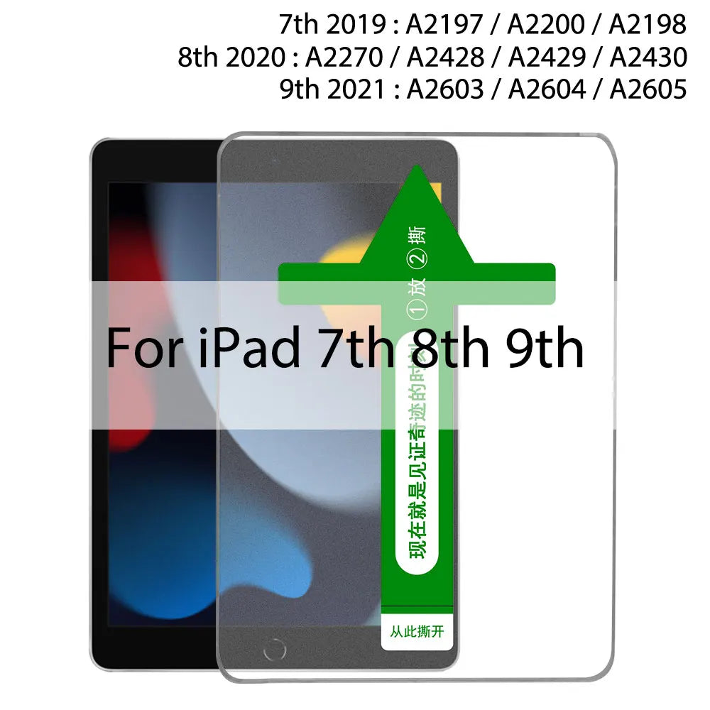 Auto Alignment Tempered Glass Screen Protector for iPad Pro & Mini – For iPad 11", 12.9", 10.9", Air 1-5, Mini 4-6