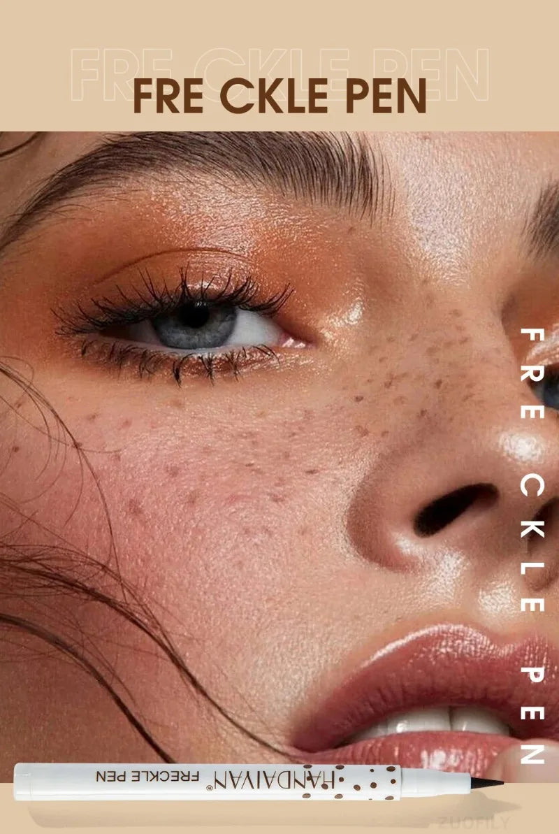 Face Fake Freckles Pen – Natural Waterproof Lifelike Dot Spot Makeup Tool for Long-Lasting Look
