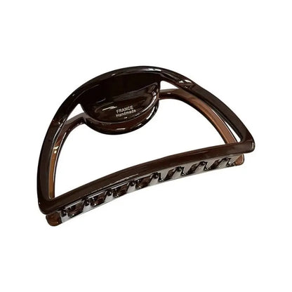 Hollow Acetic Acid Hair Claw | Large Meatball Hair Grip, European & American Fashion