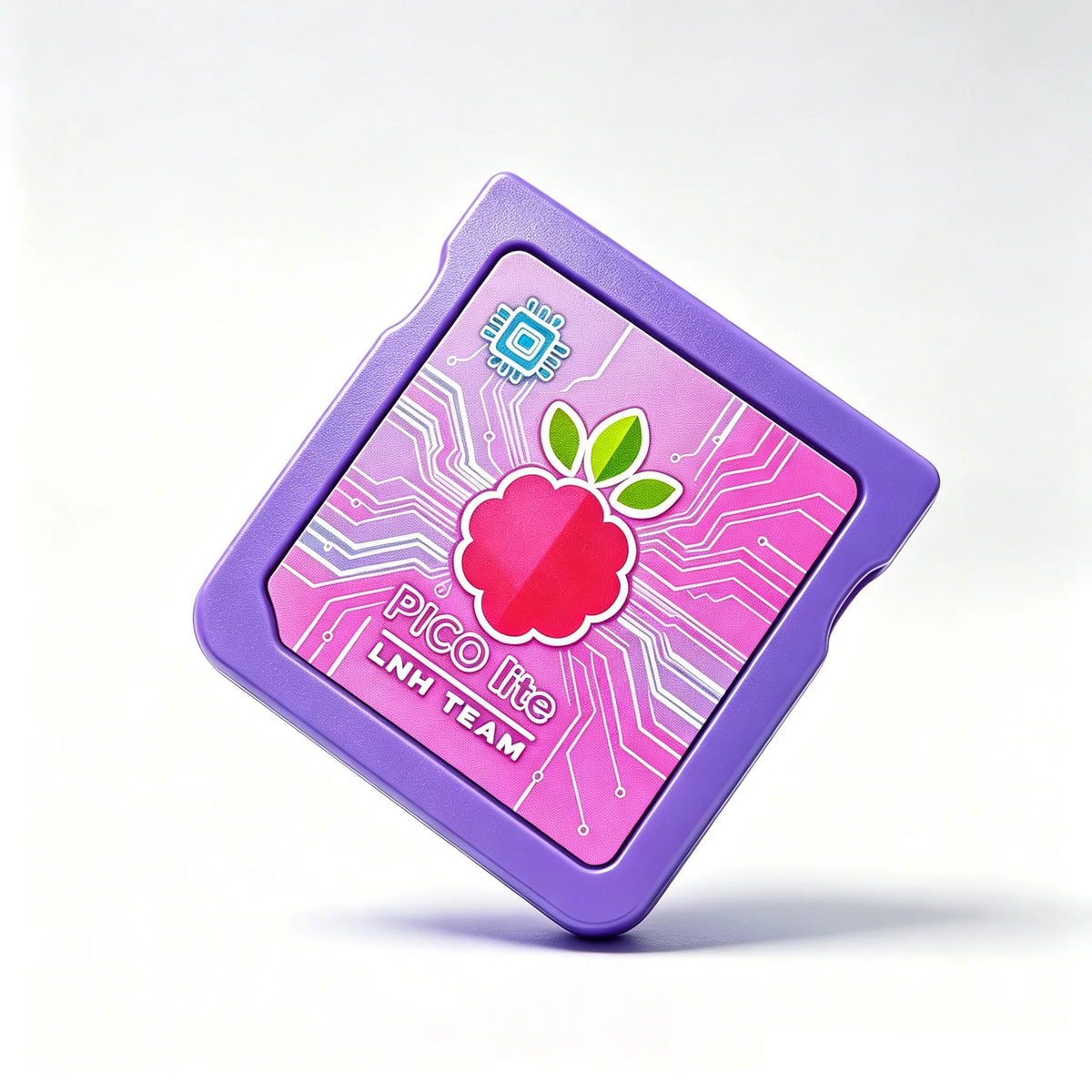 DSpico Pico Lite RP2040 Flash Cartridge - Open-Source Blue Purple Shell for NDS NDSL DSi 3DS with SD Support