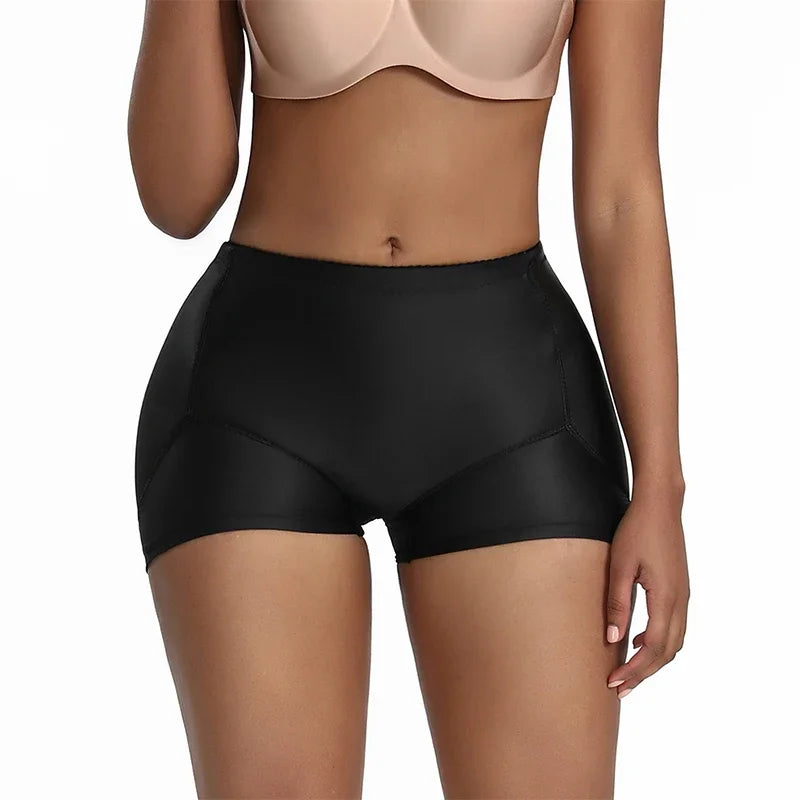 Women’s Butt Lifter Panties — Seamless Padded Hip Enhancer Shapewear, Booty Lift Shorts & Corset Underwear
