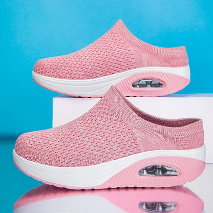 Breathable Lightweight Women’s Sneakers – Outdoor Soft Sock Slip-On Tennis Shoes for Women
