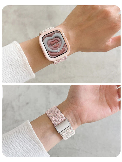Candy Silicone Apple Watch Case & Strap - Protective Band Cover for Series 11 10 9 8 7 SE 6 5 4 Ultra 49mm 45mm 41mm 44mm 40mm