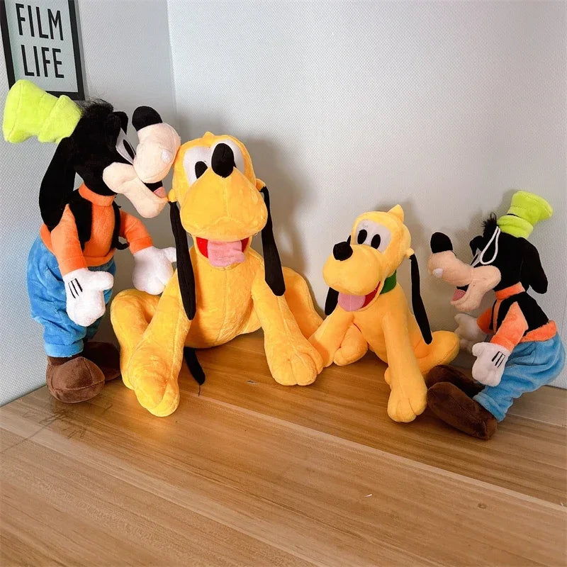 High-Quality Disney Plush Toy Set — Mickey, Minnie, Pluto, Goofy, Daisy & Donald Stuffed Cuddly Dolls for Kids, Home Decor & Gifts