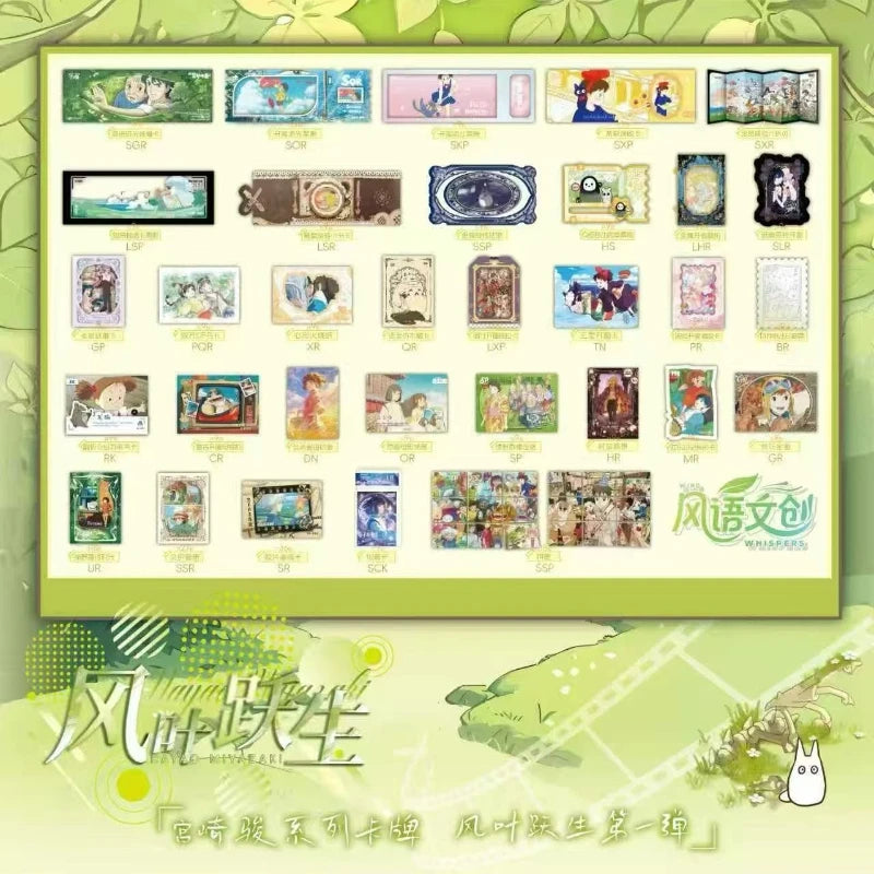 2026 Miyazaki Hayao Series Trading Card Booster Box – Complete Anime Card Set for Kids, Tabletop Hobby & Birthday Gift Collection