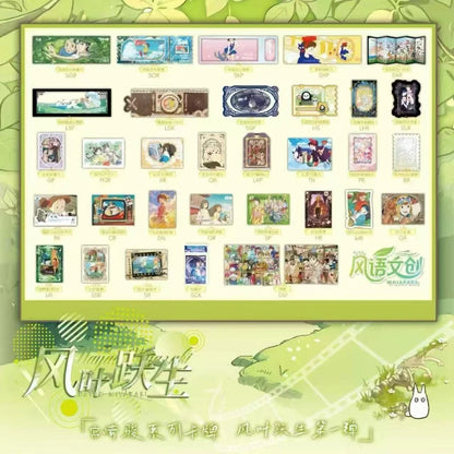 2026 Miyazaki Hayao Series Trading Card Booster Box – Complete Anime Card Set for Kids, Tabletop Hobby & Birthday Gift Collection