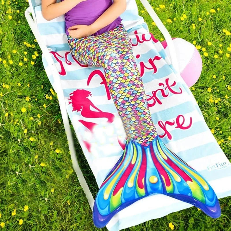 Women’s Mermaid Tail Cosplay Swimwear — Swimmable Fishtail Bathing Suit for Girls & Adults (No Monofin)
