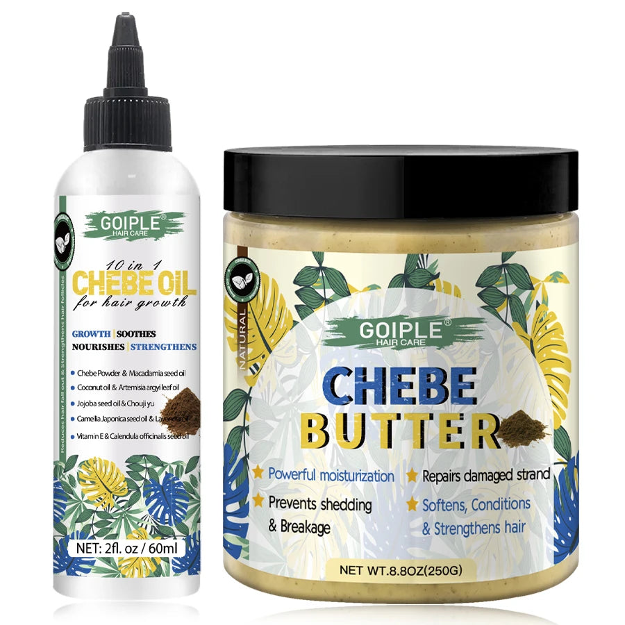 GOIPLE Chebe Butter Hair Treatment - Deep Nourishing Repair Oil Mask for Hair Growth & Damage Care