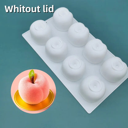 3D Fruit Shape Silicone Cake Mold — French Dessert Baking Tools for Brownies, Mousse & Pastry Decoration