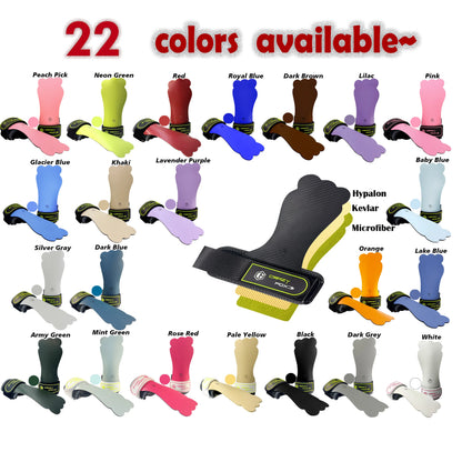 Crazy Fox Hand Grips - Colorful Anti-Slip Calluses Protection for Weightlifting, Pull-Ups & Cross Training