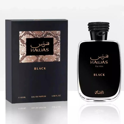 Hawas Perfume for Men 100ML – Long-Lasting High-Quality Eau de Parfum Cologne Spray for Gentlemen