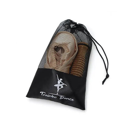 Pink & White Ballet Dance Shoe Bag – Satin Storage Pouch and Organizer for Dance Shoes
