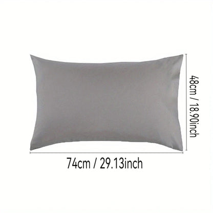 100% Cotton Brushed Color Block Pillowcases - Soft Cozy Wrinkle & Fade Resistant Envelope Closure