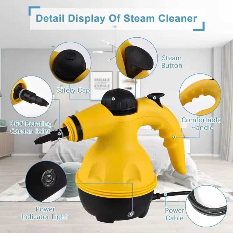 Multifunctional Handheld Steam Cleaning Machine – High Temperature Commercial & Household Oil Cleaner