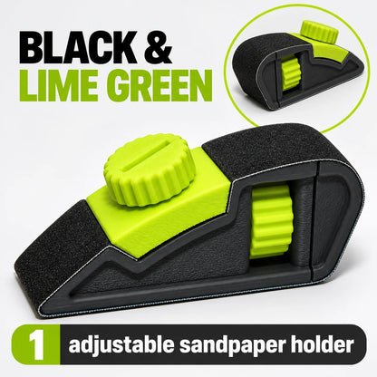 Adjustable Handheld Sandpaper Holder - Quick-Release Sanding & Polishing Tool for Woodworking and Model Making