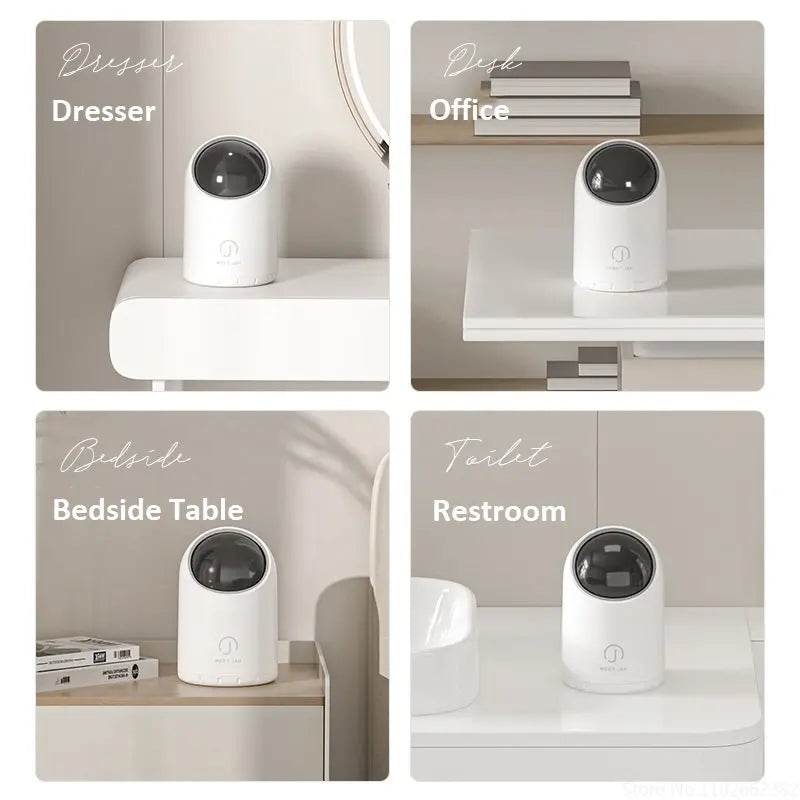 Mini Wave Sensor Trash Can – Cute, Intelligent Induction Desktop Waste Bin for Living Room, Bathroom, Office Desk