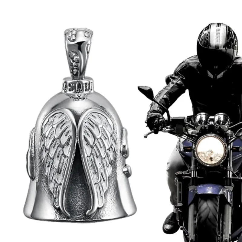 Angel Guardian Riding Bell — Portable Motorcycle & Bicycle Accessory, Perfect Gift for Bikers