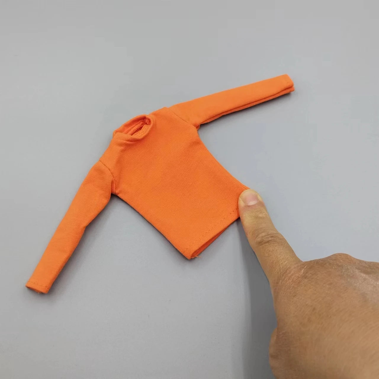 1/6 Scale Black T-Shirt for 12" (30cm) Action Figures — Male & Female DIY Model Accessories