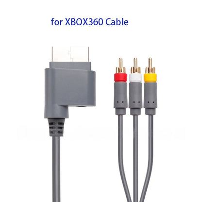 1.8m AV Audio Video Cable for Xbox 360 Game Console Controller Extension Cord for Microsoft Xbox360 AV Connection Wire