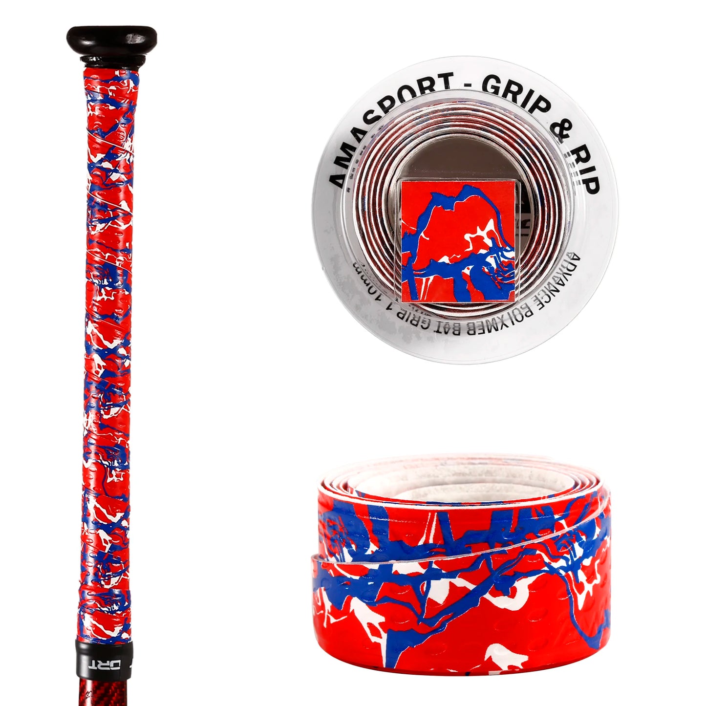 AMASPORT Baseball Bat Grip Tape – Anti-Slip Sweatband for Softball, 5/10/20pcs Sports Accessories