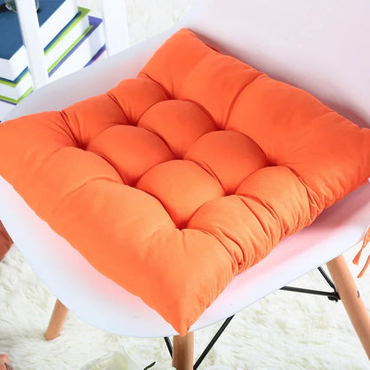 Colorful Chunky Seat Pads Cushion – Tie-On Garden Chair Cushion for Home, Office, Dining, and Kitchen