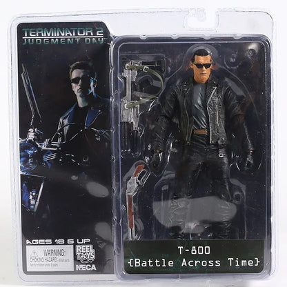 NECA Terminator 2 T-800 Arnold Schwarzenegger PVC Action Figure - 7" 18cm Collectible Model Toy
