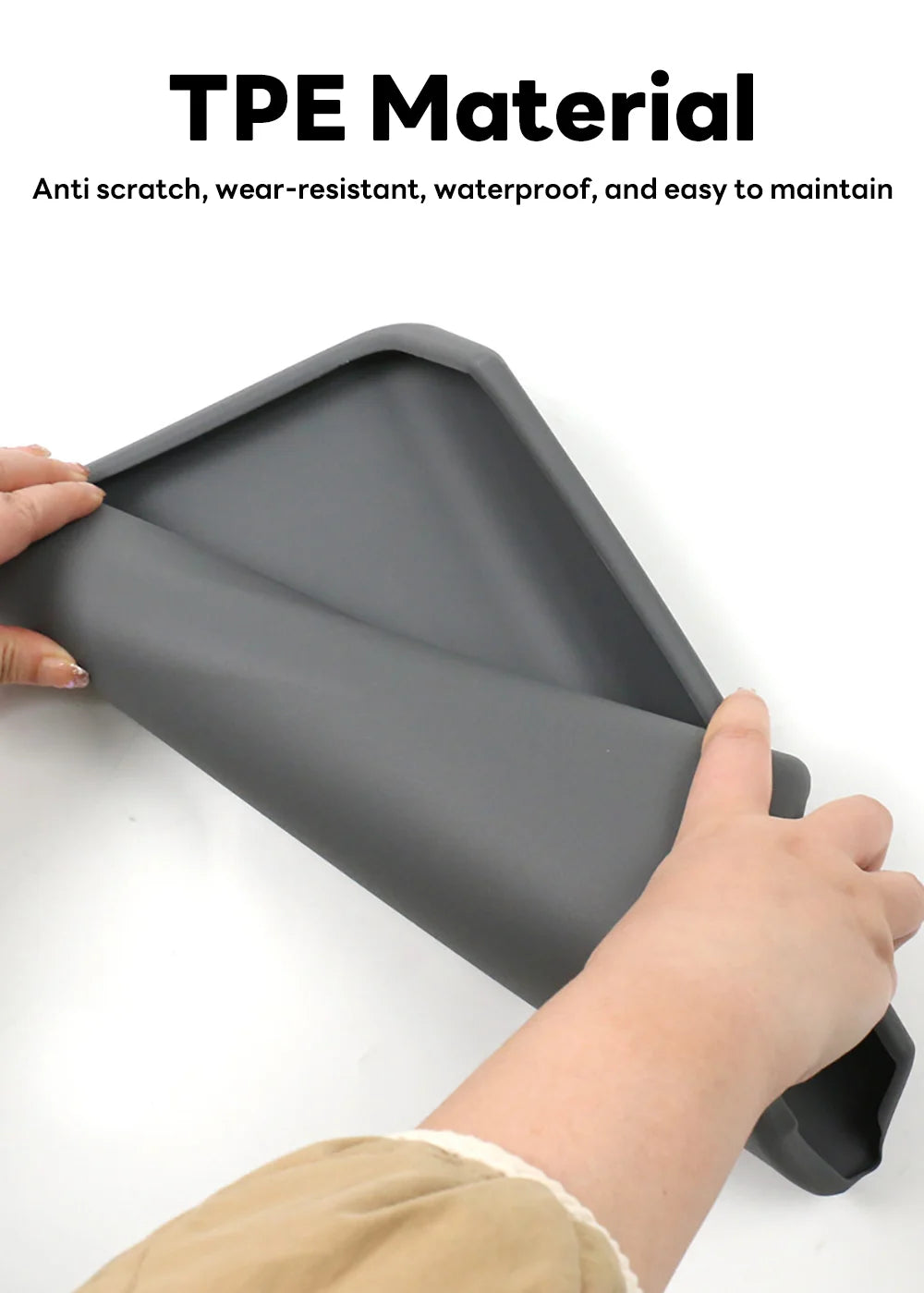 Tesla Model Y 2025 & Model 3 Highland 2024 TPE Soft Case — Center Console Armrest Lid Cover, Interior Accessories