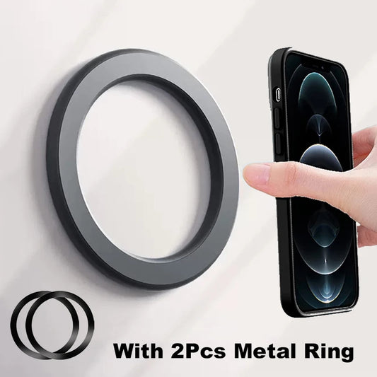 Magnetic Ring Holder for iPhone 14/13/12 – MagSafe Phone Stand & Wall Mount, Universal Car & iPad Holder