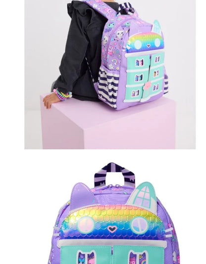 New Australia Smiggle Gabby Schoolbag Set – Girls Shoulder Backpack with Meal Bag, 14-Inch, Perfect Semester Gift