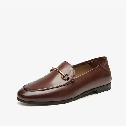 BEAUTODAY Women’s Dress Loafers – Cow Leather & Sheepskin Formal Business Shoes, Handmade Spring/Autumn 2025 27171