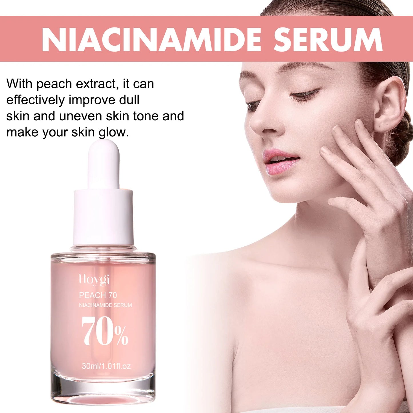 Niacinamide Serum – Dark Spot Corrector, Moisturizing & Brightening for Pore-Cleansing, Fine Line Fading, Korean Skin Care