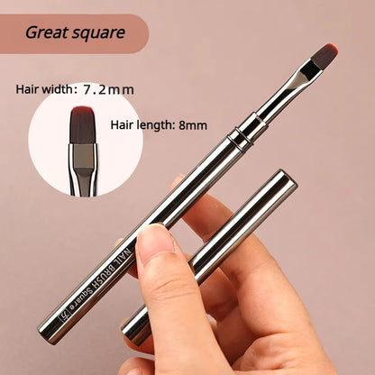 Nail Art Liner Brushes – Striping & Drawing Pens for Elongated Lines, 6–25mm Professional Manicure Design Tools