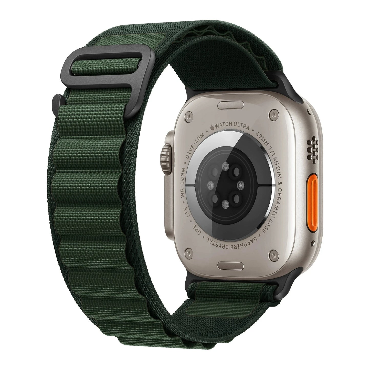 Alpine Loop Nylon Sport Strap for iWatch — Compatible with Series 4–10, 42/46/49mm Bands