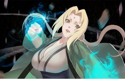 Tsunade Cosplay Costume – Anime Kimono Outfit with Wig for Girls & Women, Perfect for Halloween, Christmas & Carnival