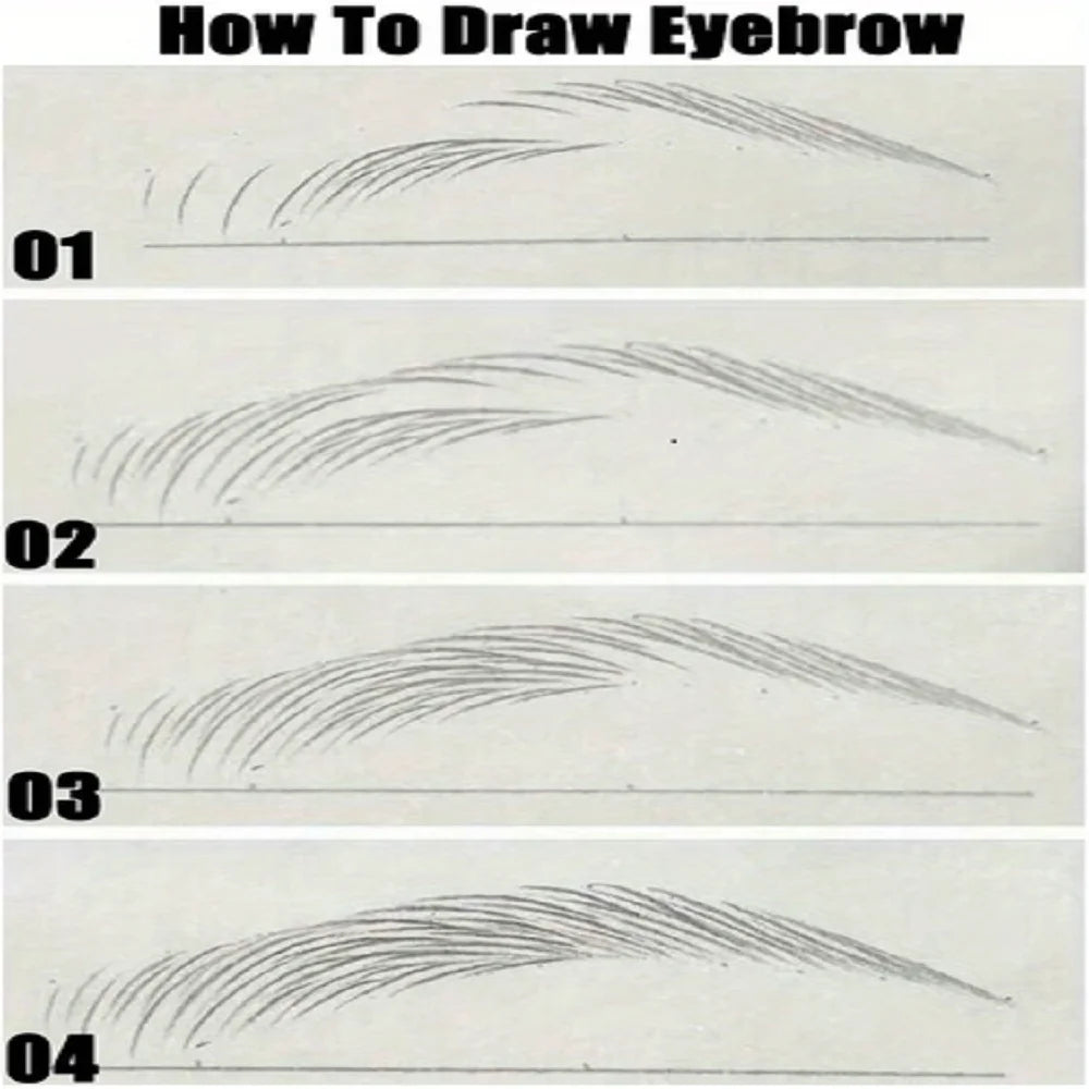 Ultra Fine Eyebrow Pen | 0.008mm Waterproof, Smudge-Proof, Sweat-Proof, Long-Lasting, High Pigmented Liquid Pencil