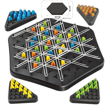 Triangle Chess Splendor Duel Board Game – Strategy Logic Game for Kids & Adults, Fun Family Puzzle Table Game Toy