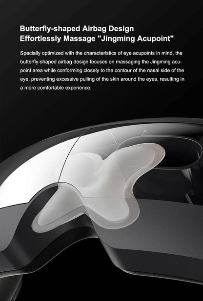Xiaomi Mijia Smart Eye Massager – Hot Compress & Zone Massage Glasses with Mi Home App
